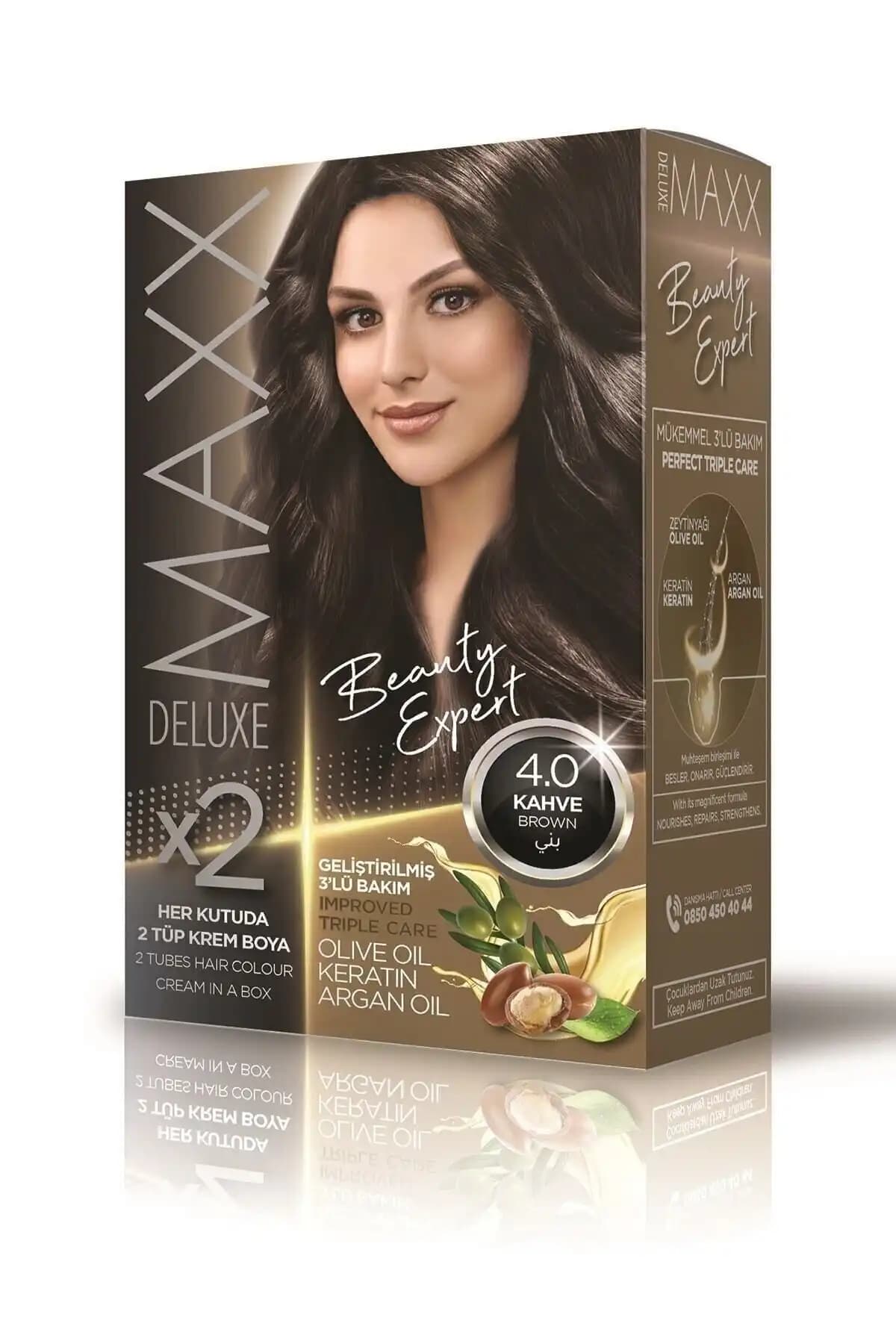 MAXX DELUXE Beauty Expert 4.0 Kahve Set Boya: Doğal ve Kalıcı Saç Renkleri İçin Güvenilir Seçenek