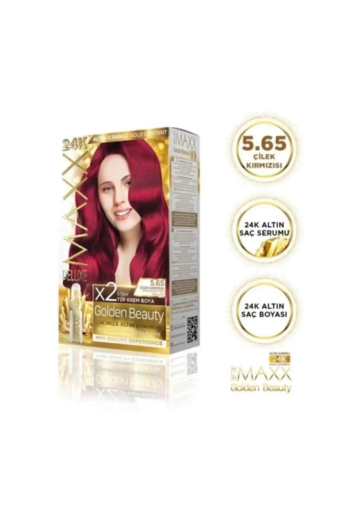 2025'te Saçlarınıza Işıltı Katacak MAXX DELUXE 5.65 Çilek Kırmızısı