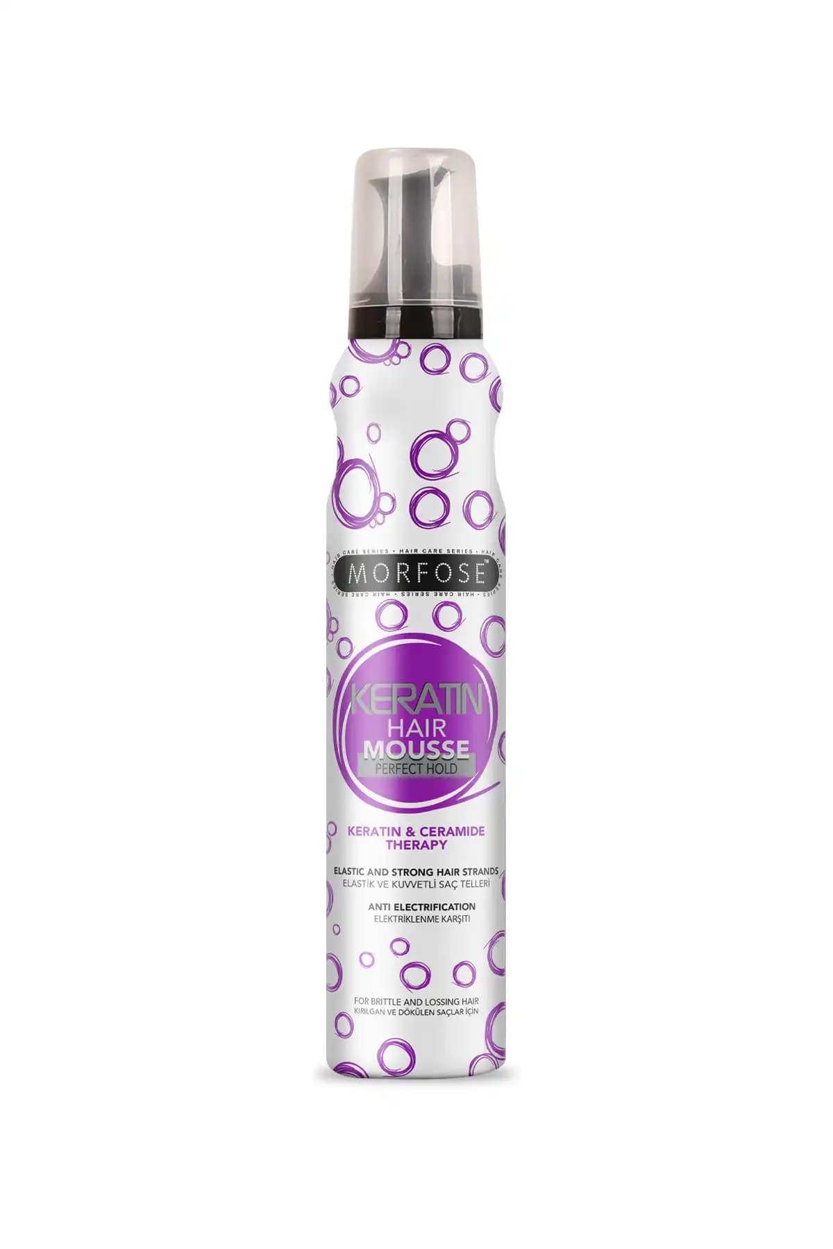 Morfose Keratin Saç Köpüğü ile Doğal Parlak ve Hacimli Saçlar İçin Etkili Çözüm