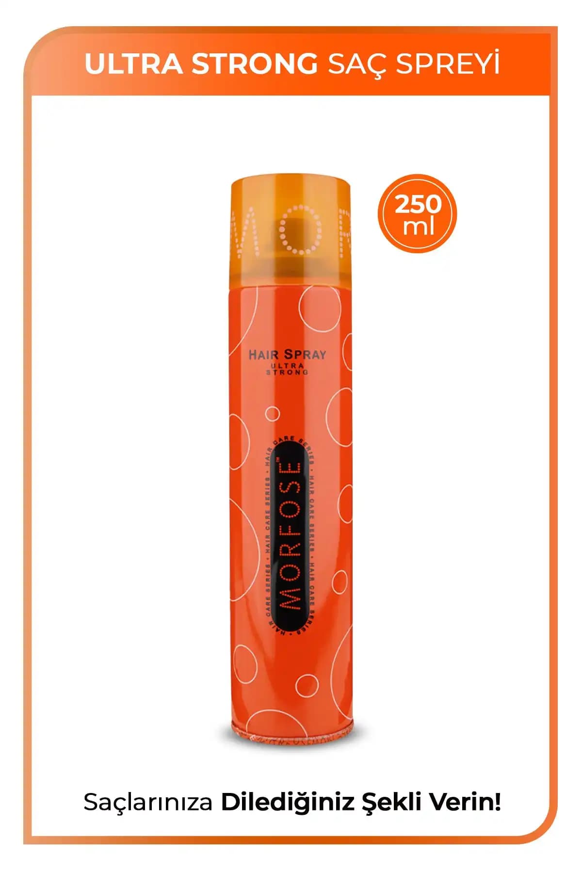 Morfoze Ultra Güçlü Saç Spreyi 250 ml ile Kalıcı ve Güçlü Saç Şekillendirme Çözümü