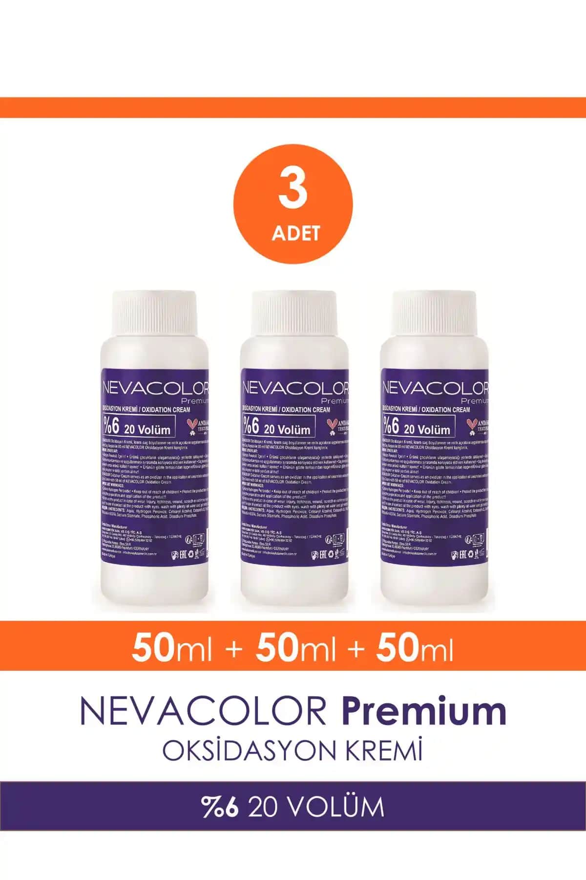 Neva Color %6 20 Volume Oksidan Krem ile Güvenli ve Kalıcı Saç Boyama Çözümü
