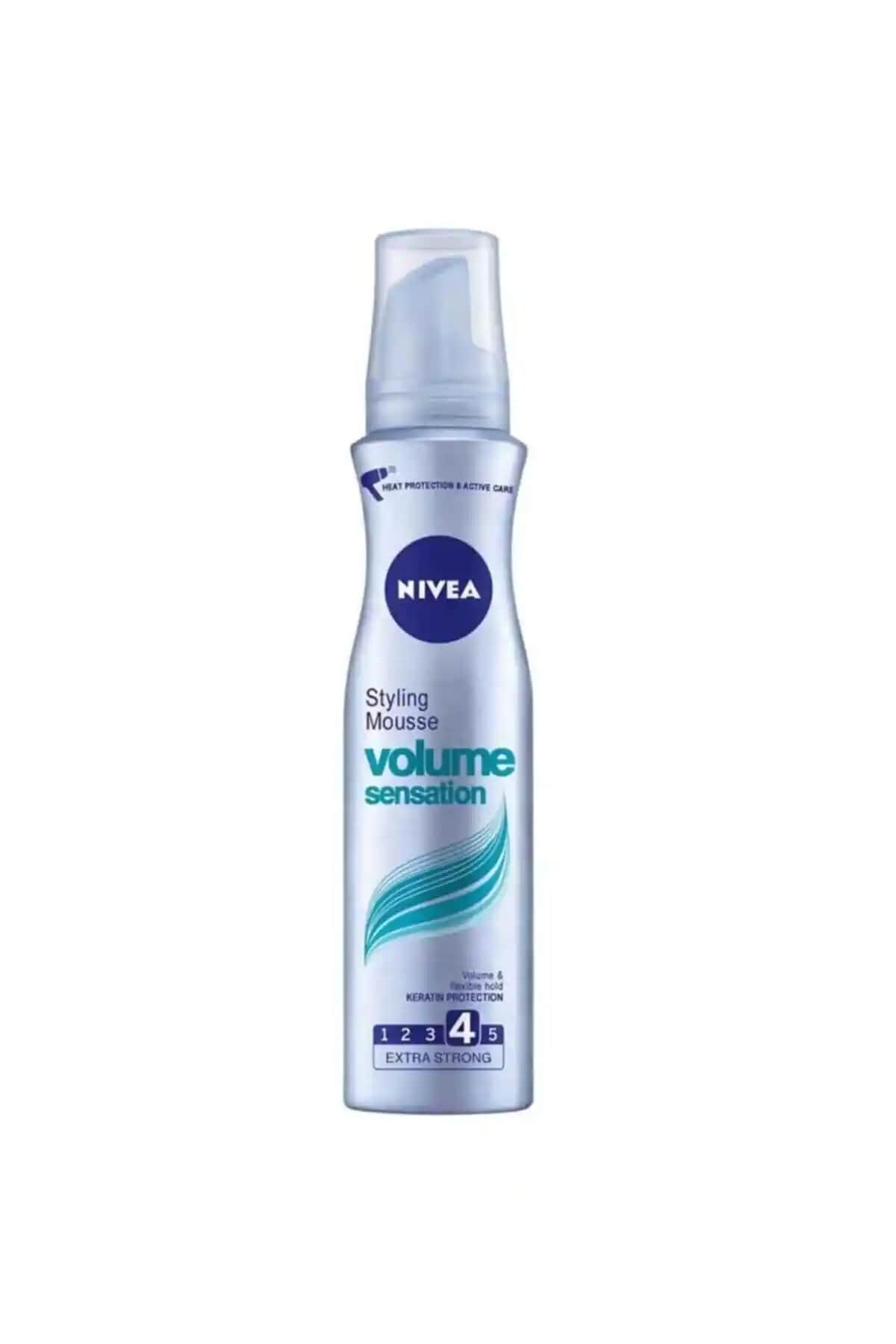 NIVEA Hacim Veren Saç Köpüğü Styling Mousse Extra Strong 150 ml Güçlü ve Doğal Saçlar İçin