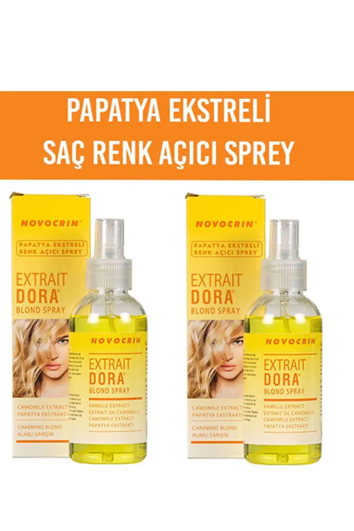 Novocrin Extrait Dora Saç Açıcı: Doğal ve Güçlü Saç Rengi Açma Çözümü