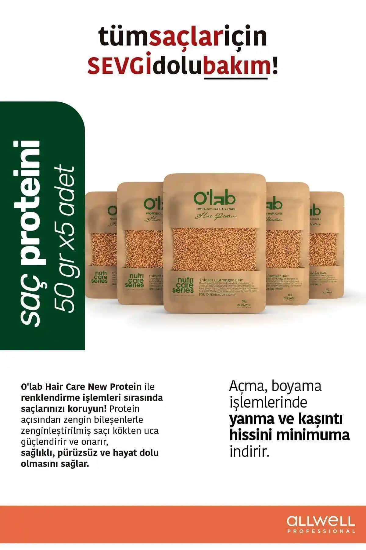 O'lab Protein Saç Bakım Serumu: Güçlendirici ve Parlak Saçlar İçin Etkili Çözüm