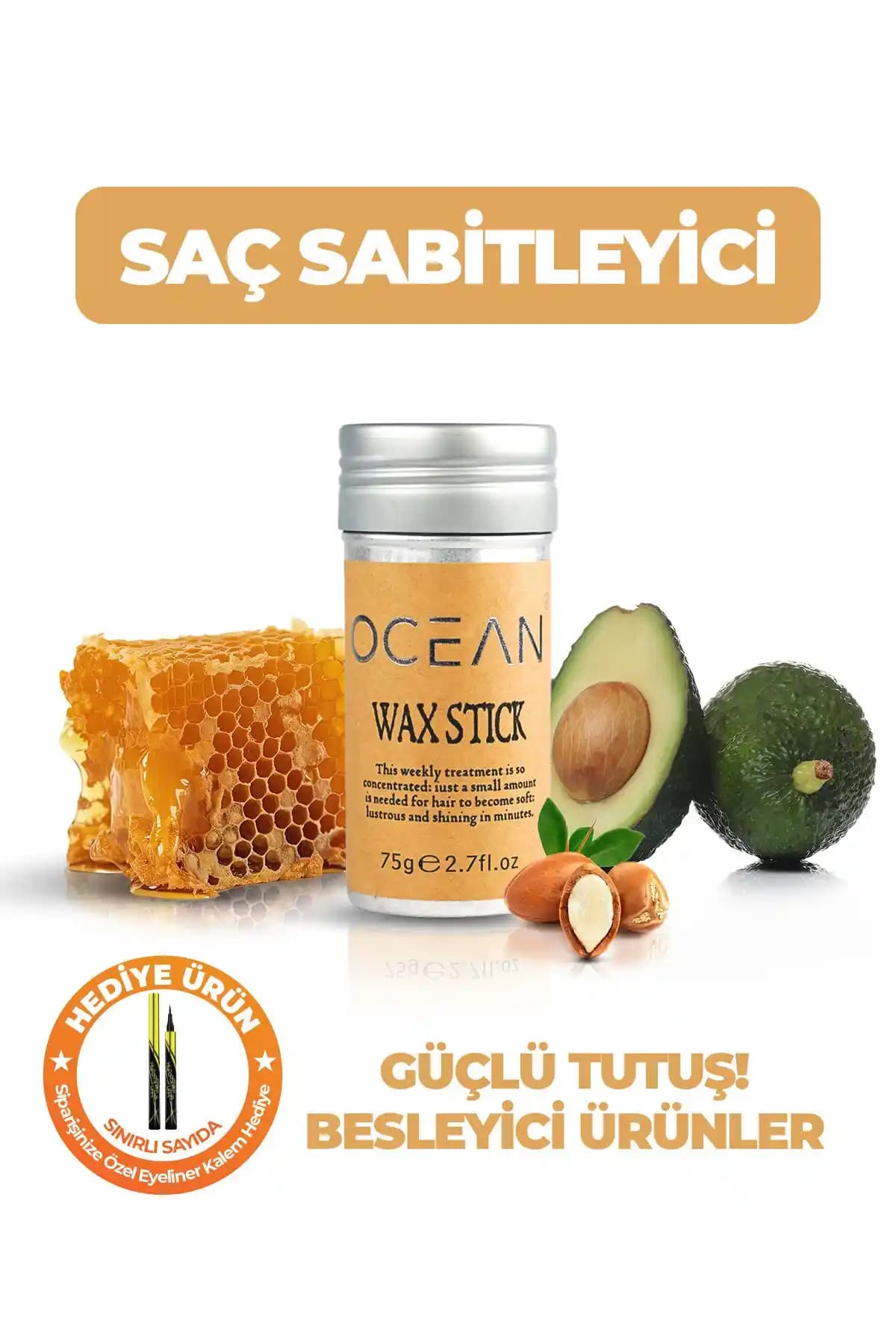 Ocean Hair Wax Stick ile Güçlü ve Doğal Saç Şekillendirme Deneyimi