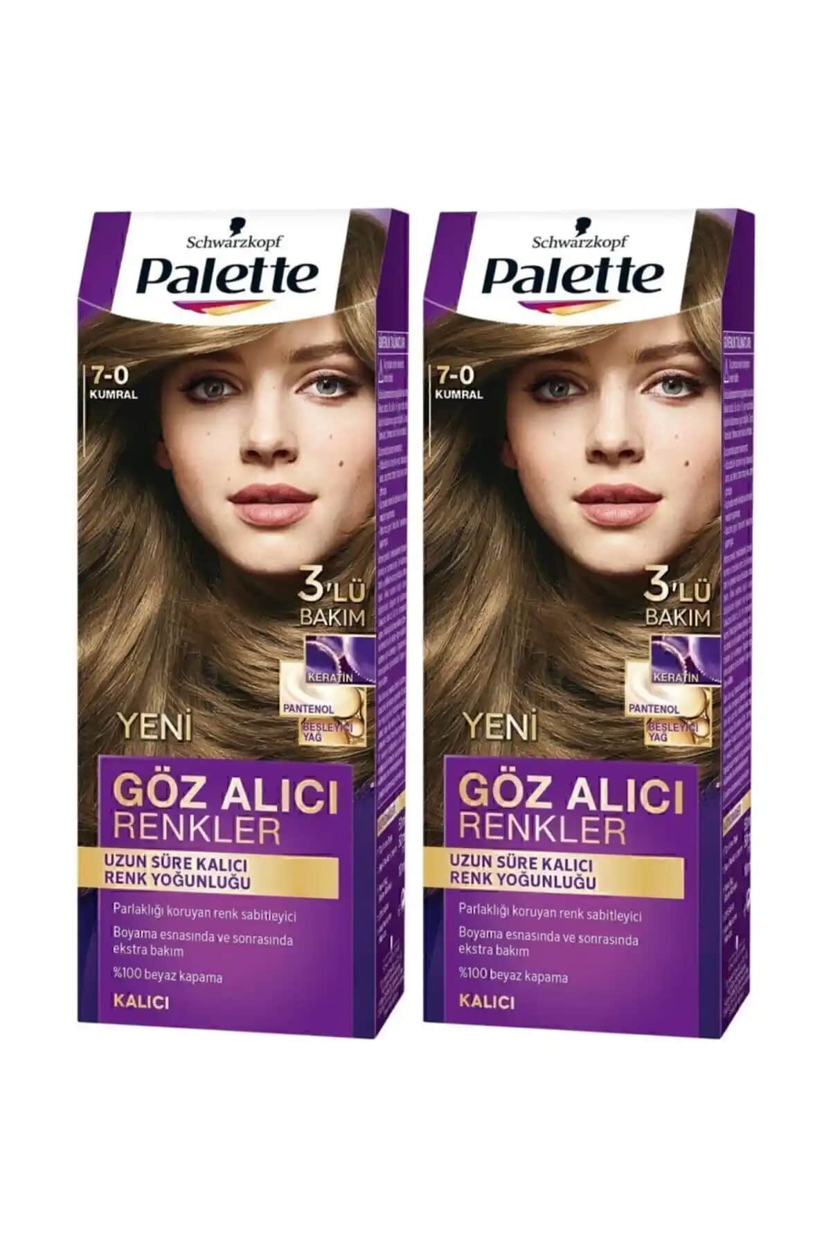 Palette 7-0 Kumral Saç Boyası: Yoğun pigmentli ve bakım sağlayan yarı kalıcı ürün
