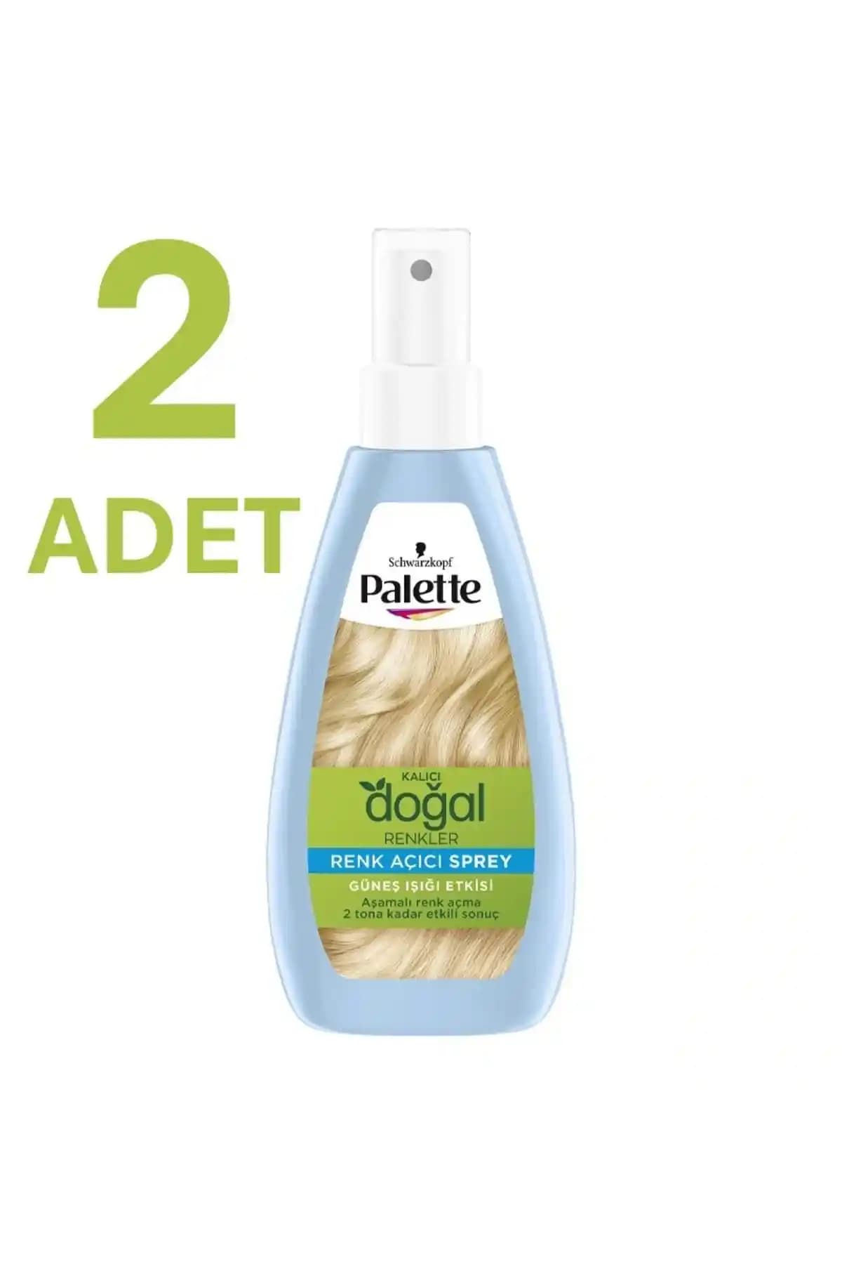 Palette Kalıcı Doğal Renkler Renk Açıcı Sprey: Uzun Süreli ve Güvenli Saç Renk Açma Çözümü