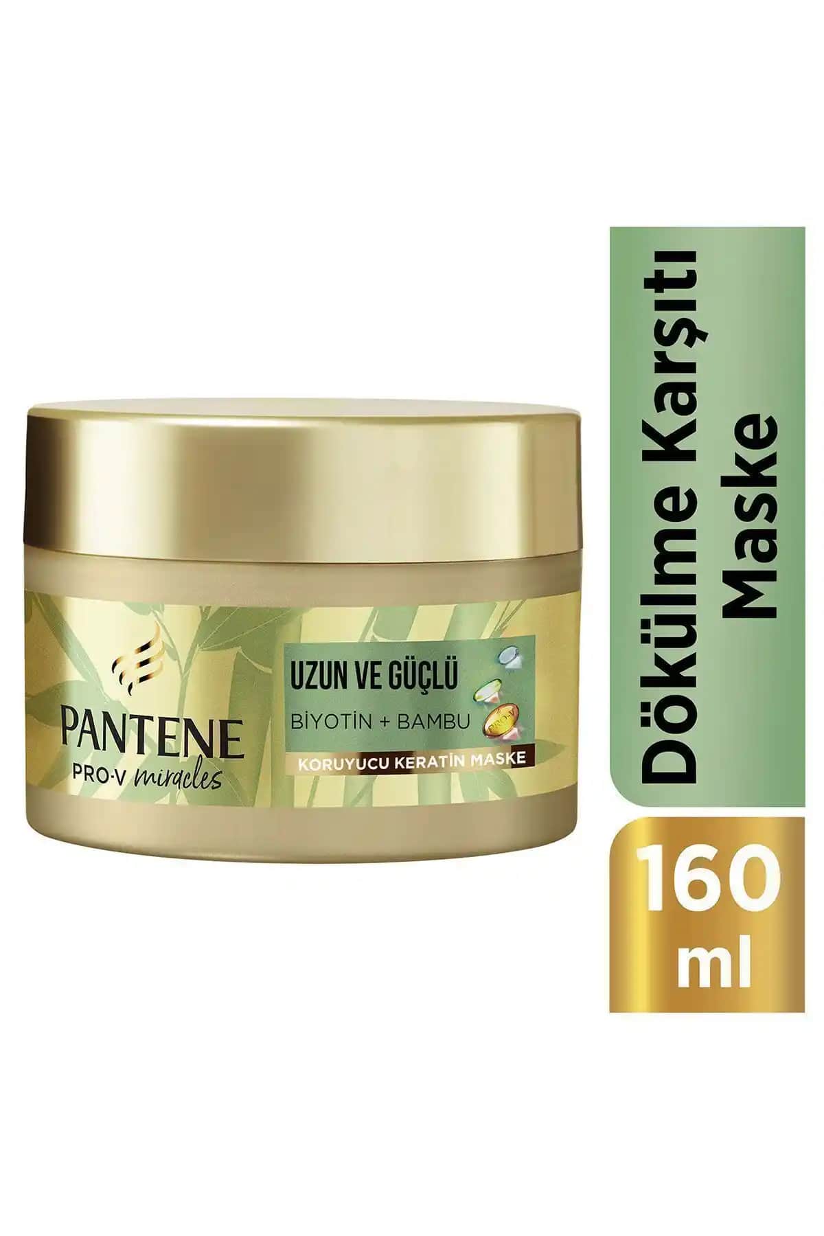 Pantene Uzun ve Güçlü Keratin Bambu Biyotin Maske: Saçlara Sağlık ve Parlaklık Kazandıran Bakım