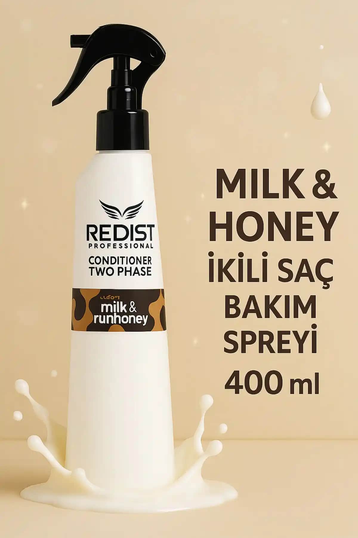 Redist Fön Suyu 400 ml Doğal İçeriklerle Saçlara Hacim ve Parlaklık Kazandırır