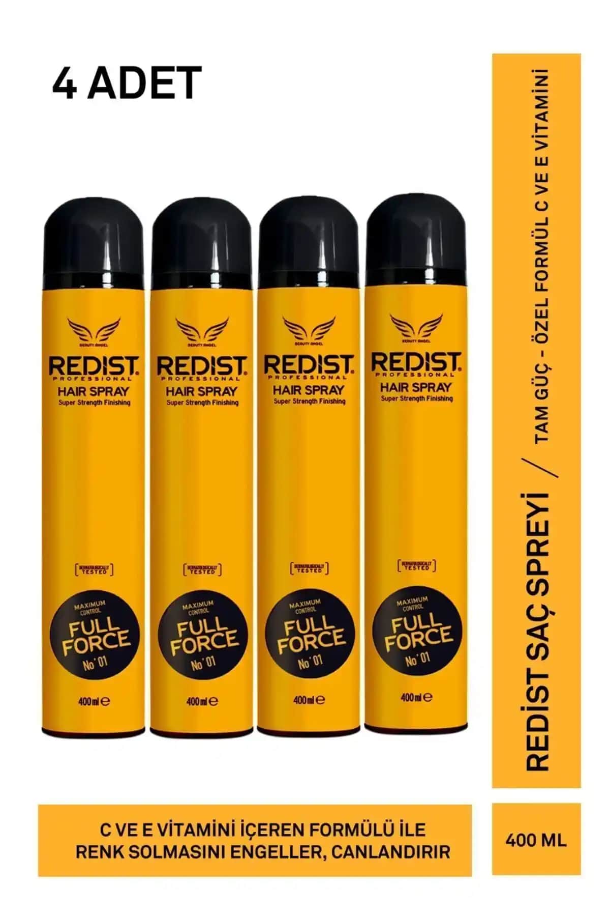Redist Full Force Extra Sert Saç Spreyi: Güçlü Tutuş ve Doğal Görünüm Sağlayan Ürün