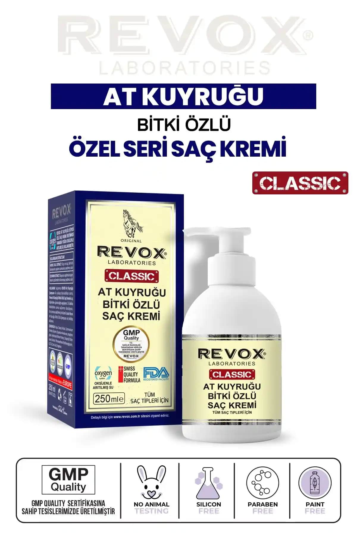 Revox At Kuyruğu Bitki Özlü Saç Kremi: Doğal ve Etkili Saç Bakımı İçin Güçlü Bir Çözüm
