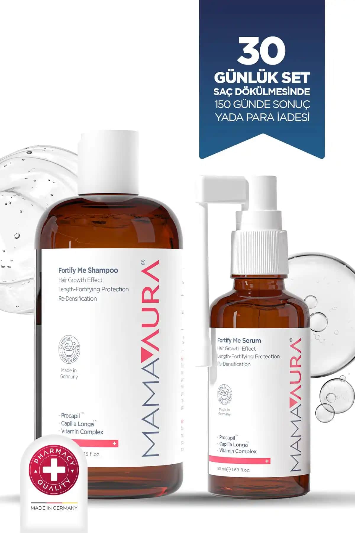 Saç Dökülmesine Karşı Güçlendirici Set: Klinik Onaylı ve Doğal İçeriklerle Saç Sağlığını Destekleyin