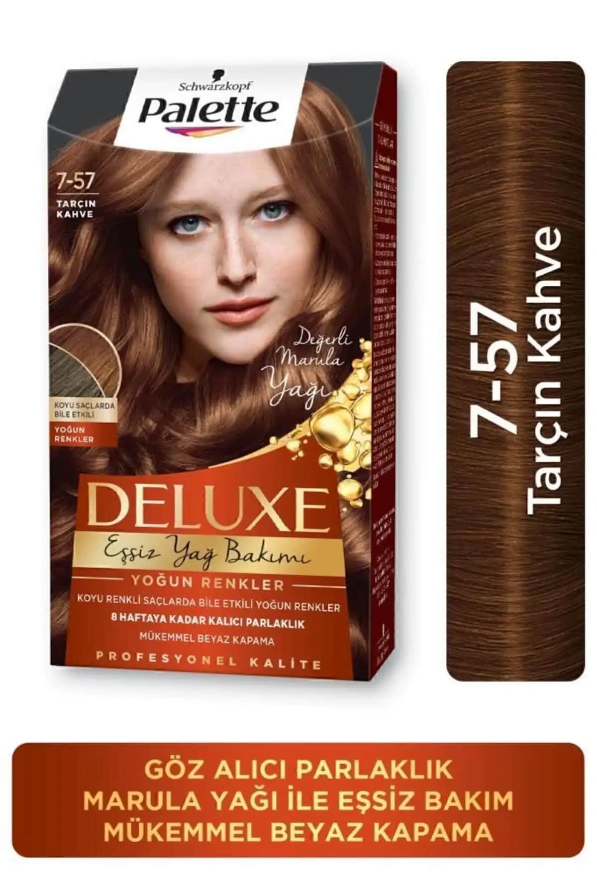 2025'te Schwarzkopf Palette Deluxe 7-57 Tarçin Kahve ile Saçlarınızda Sıcak Değİ