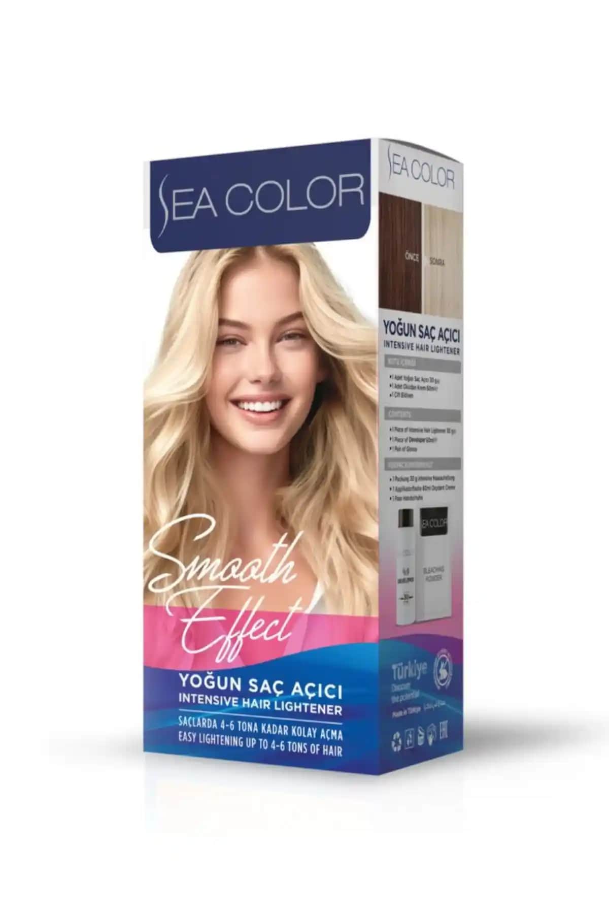 Sea Color Smooth Effect Yoğun Saç Açıcı ile Güvenli ve Etkili Renk Açma Çözümü