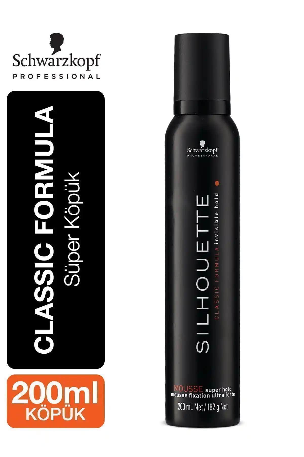 Silhouette Süper Tutucu Köpük 200ml: Doğal ve Kalıcı Saç Şekillendirme Çözümü