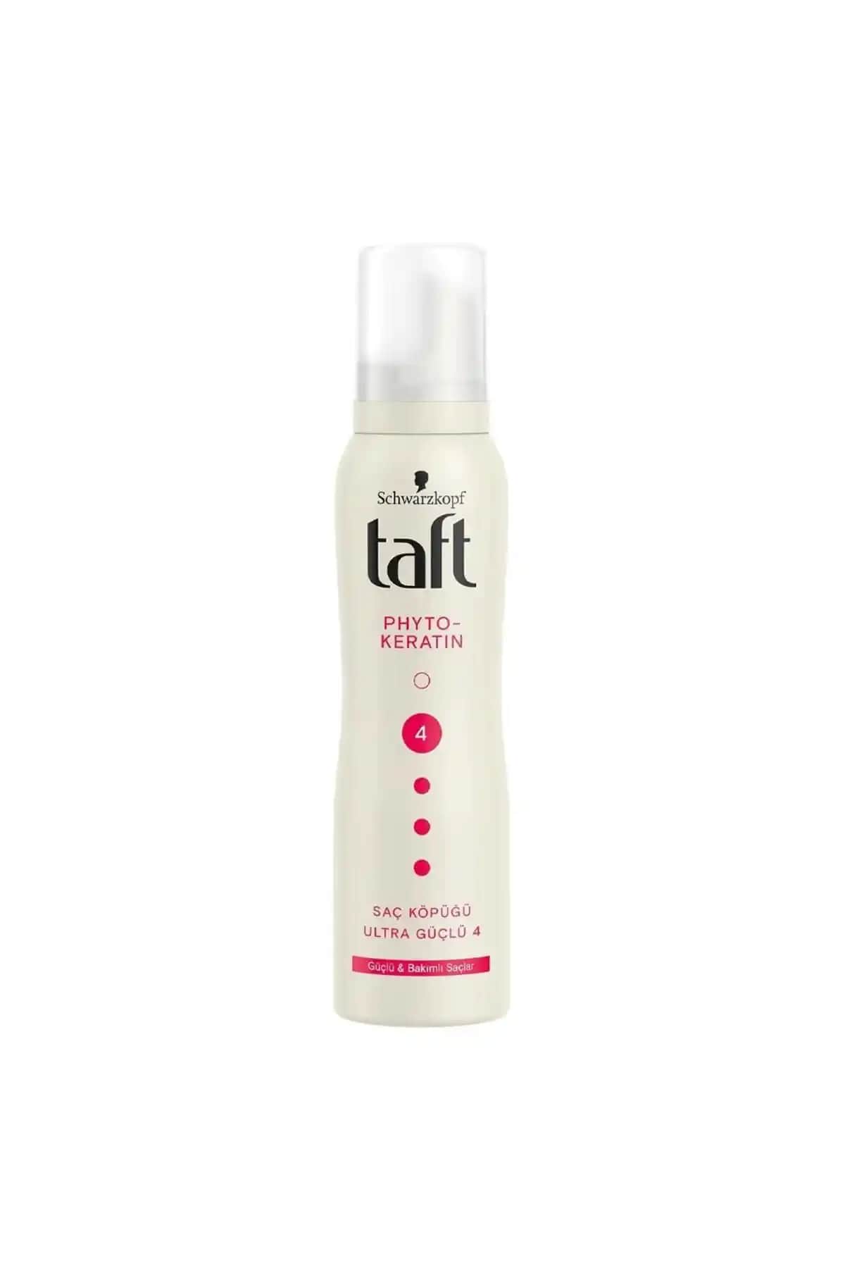 Taft Köpük Keratın Güçlü Saçlar Ultra Güçlü 150ml Saç Şekillendirme ve Bakım Ürünü