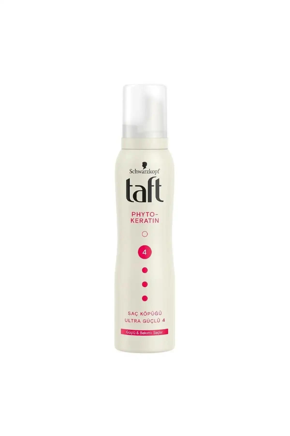 Taft Köpük Keratın Güçlü Saçlar Ultra Güçlü 150ml Saç Şekillendirme ve Bakım Ürünü