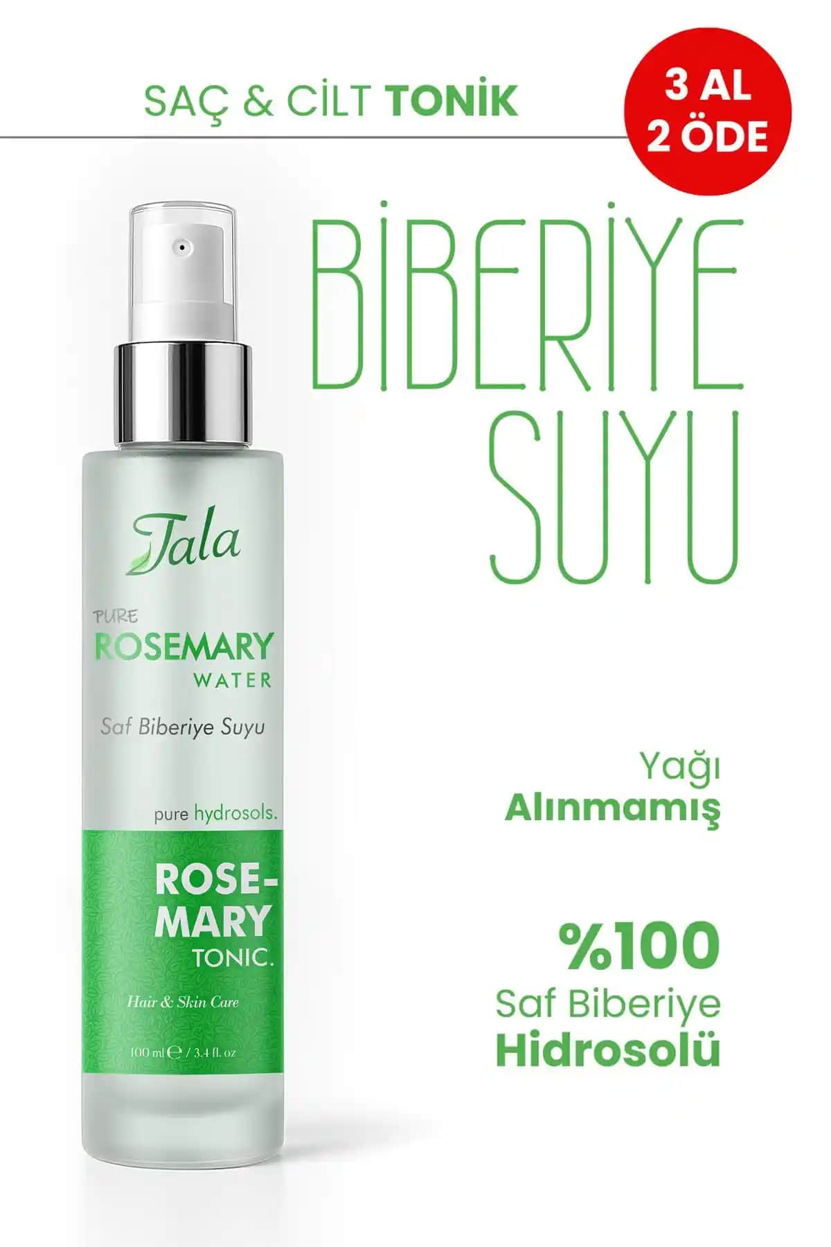 Tala Biberiye Suyu Güçlendirici Saç ve Cilt Bakımında Doğal Çözüm Teklifi