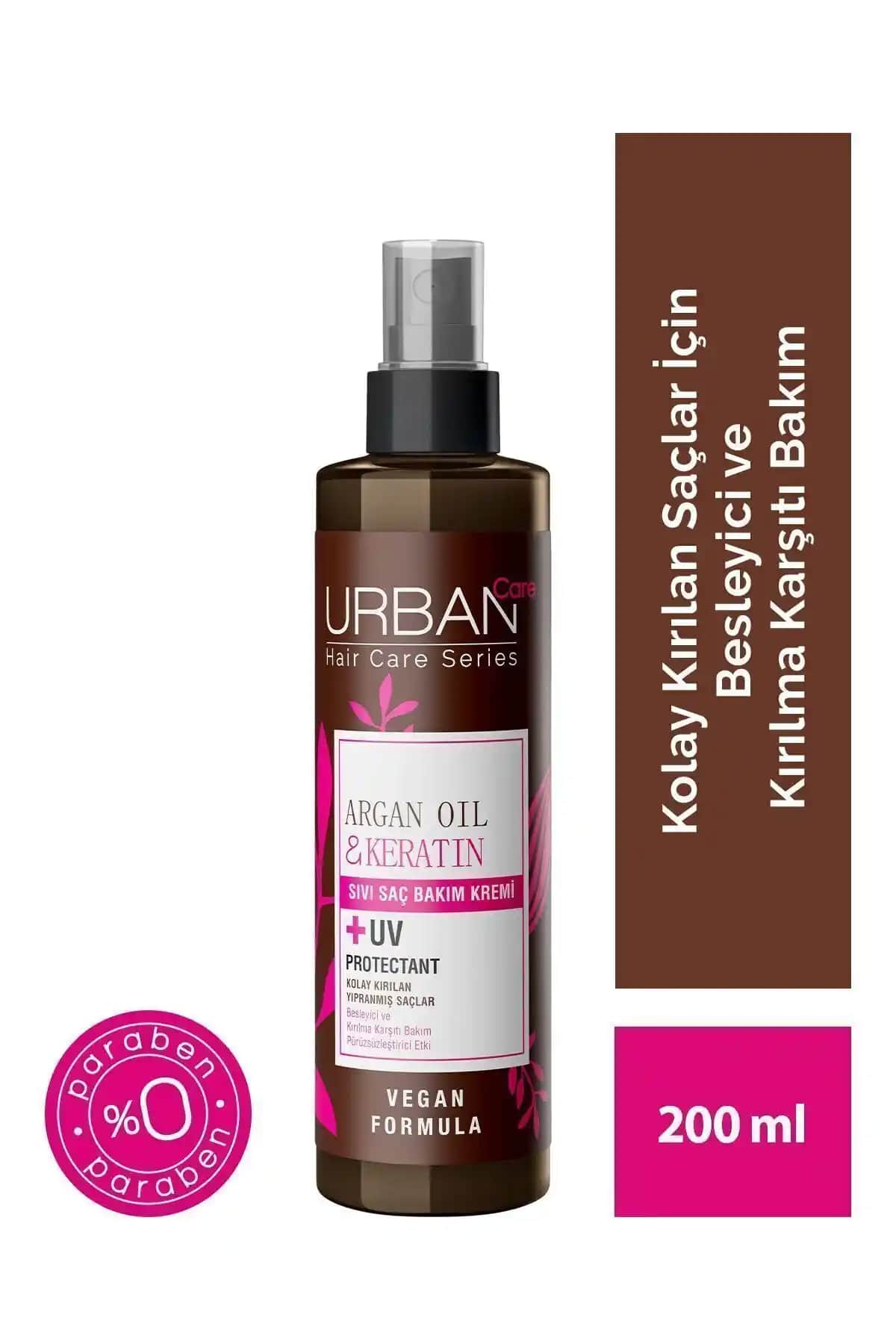 Urban Care Argan Yağı Sıvı Saç Bakım Kremi Yıpranmış ve Kırık Saçlar İçin Etkili Çözüm