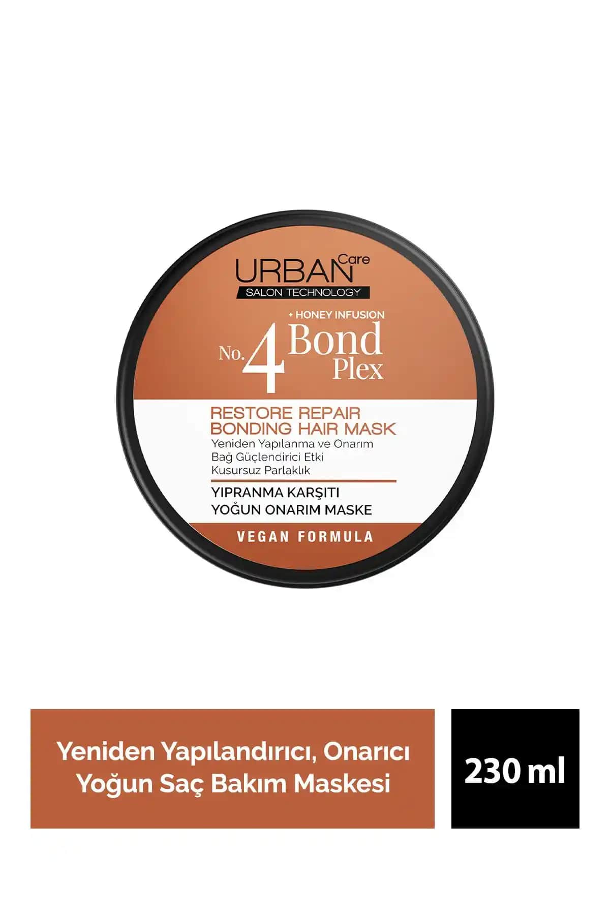 Urban Care No.4 Bond Plex Restore Repair: Güçlü ve Doğal Saç Onarım Maskesi