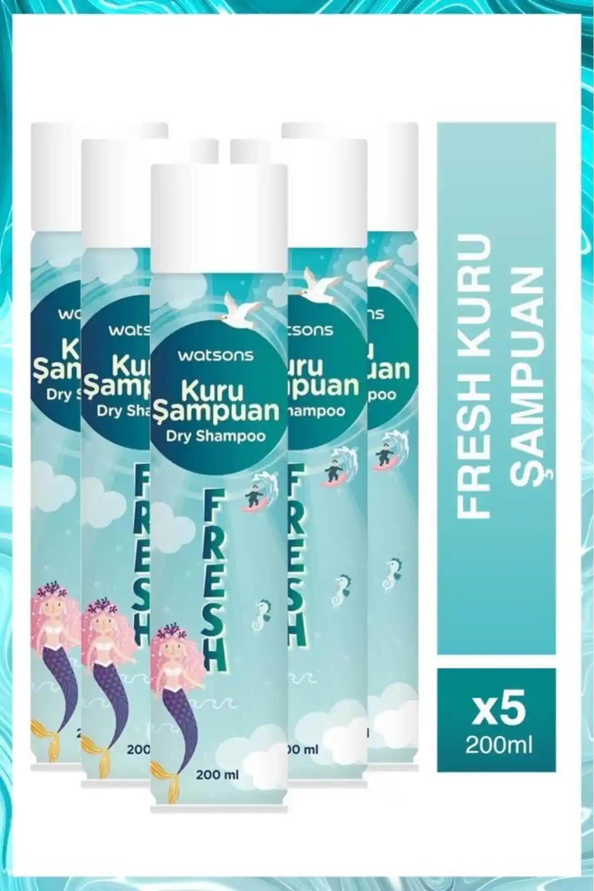 Watsons Fresh Kuru Şampuan: Yoğun Temizlik ve Ferahlık Sağlayan Pratik Saç Bakım Ürünü