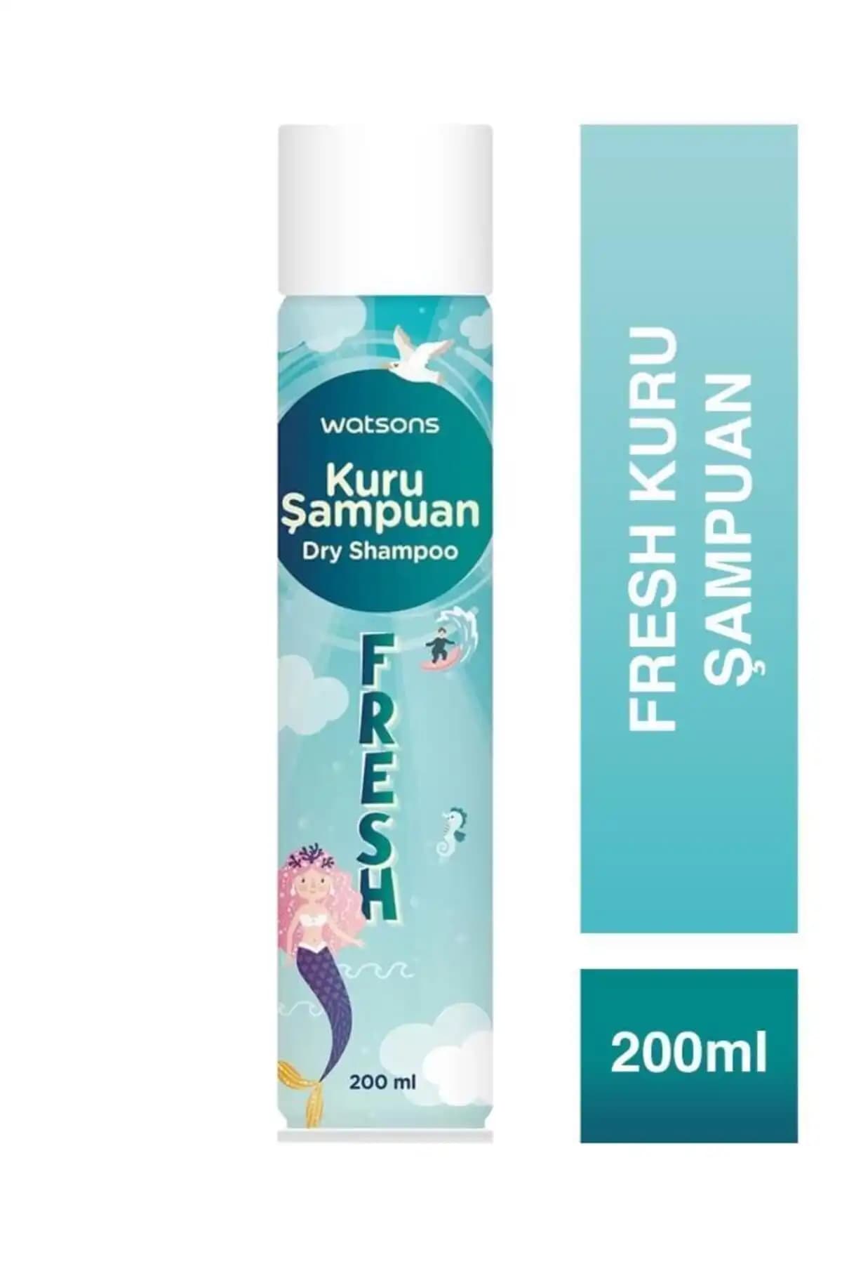 Watsons Kuru Şampuan Fresh 200 ml ile Günlük Saç Bakımında Pratik ve Hızlı Çözüm