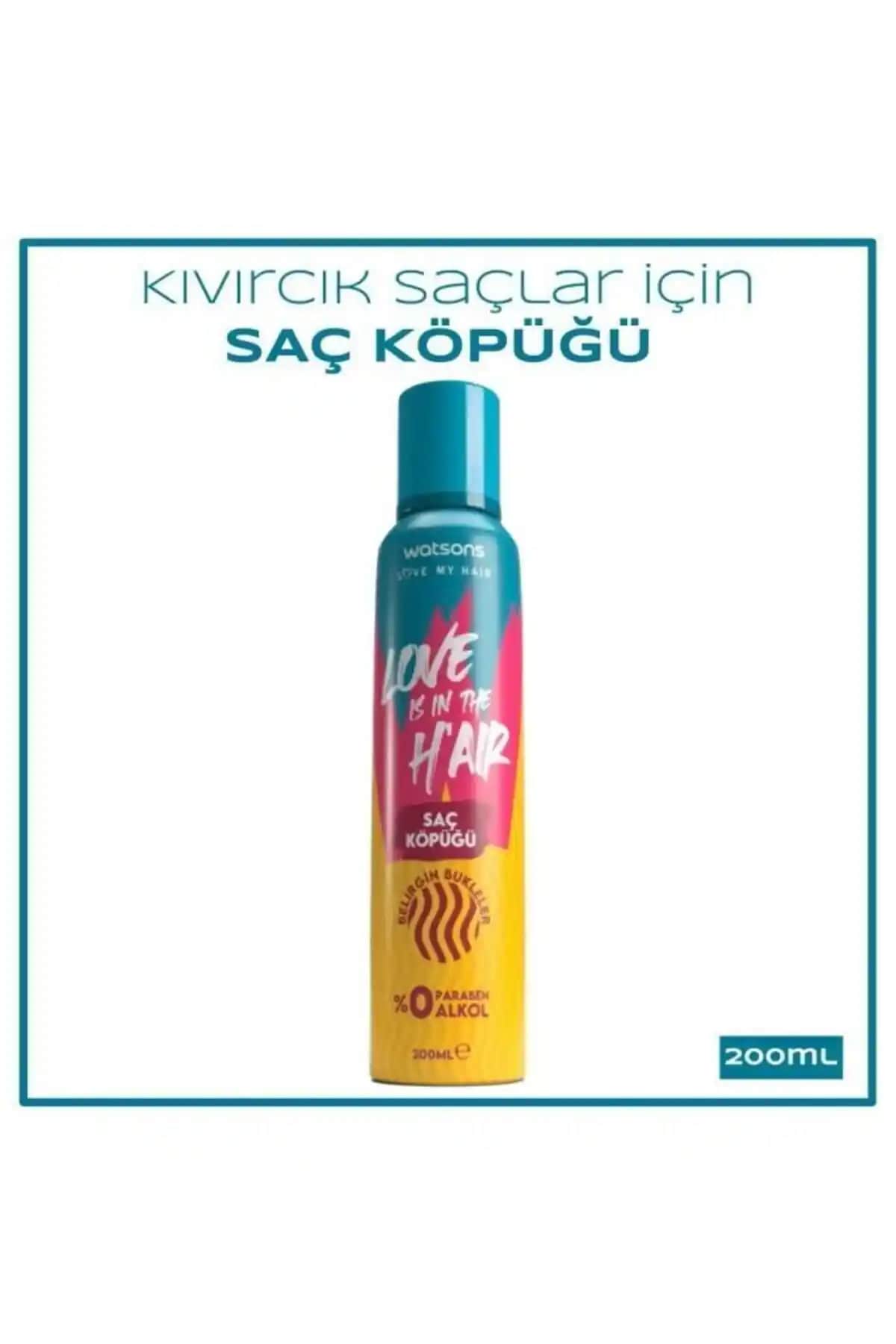 Watsons Saç Köpüğü Bukle Belirginleştirici: Doğal Hacim ve Tanımlı Bukleler İçin Uygun