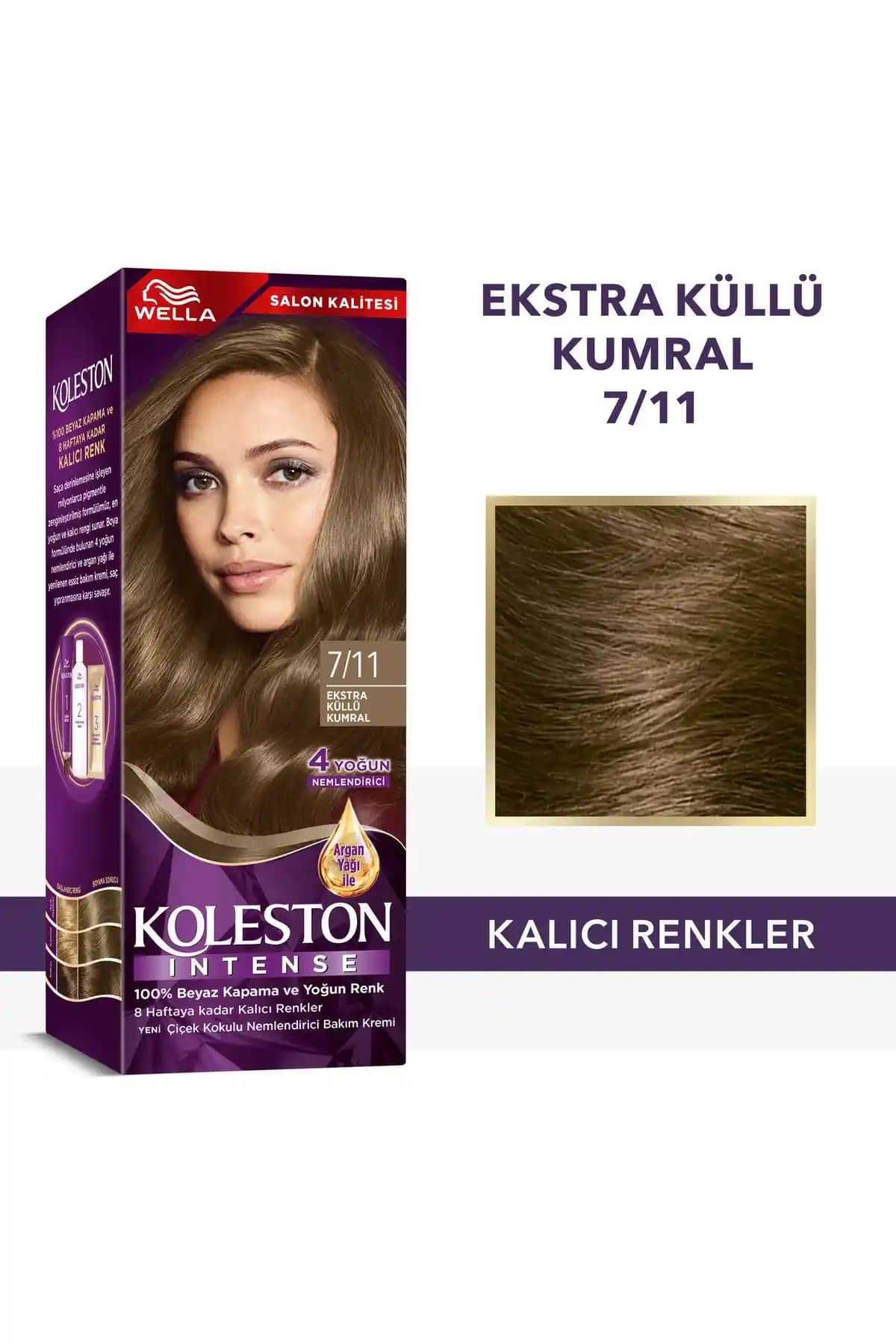 Wella Koleston Intense 7/11 Küllü Kumral Saç Boyası Yüksek Kapatıcılık ve Kalıcılık Sağlar