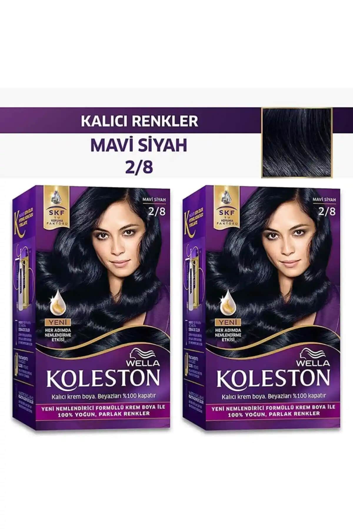 2025'te Wella Koleston Kit 2/8 Mavi Siyah ile Kalıcı ve Parlak Saçlar