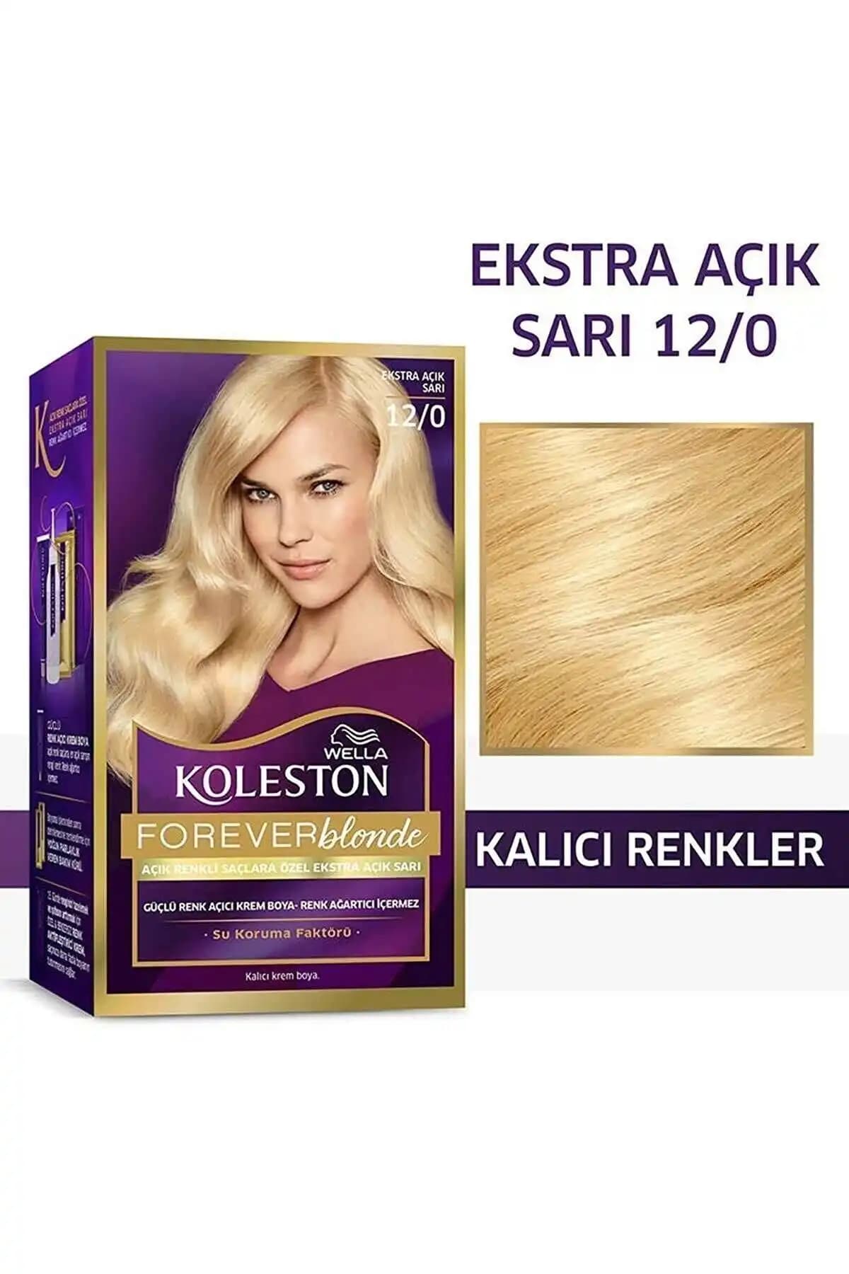 Wella Koleston Kit Saç Boyası 12/0 Çok Açık Doğal Sarı – Kalıcı ve Doğal Saç Rengi İçin