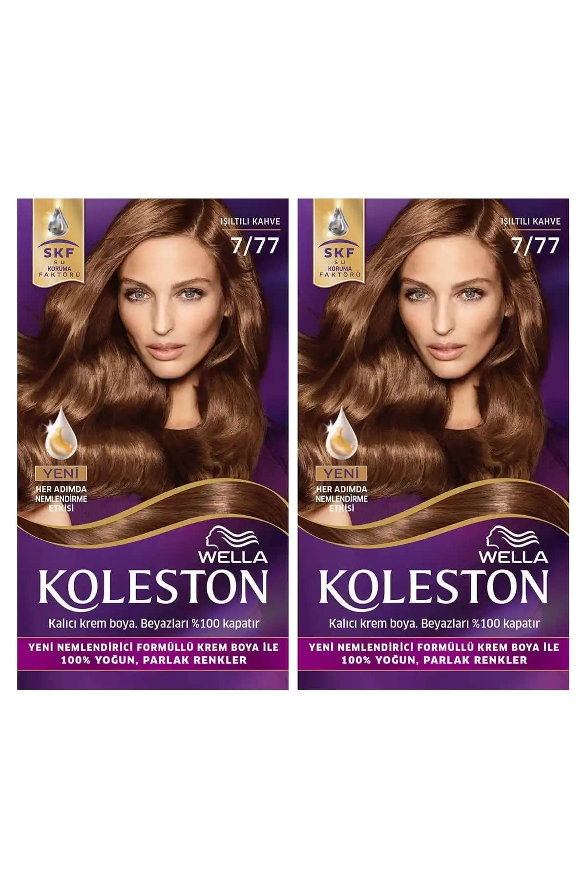 Wella Koleston Kit Saç Boyası 7/77 Kahve Tonu Kalıcı ve Doğal Renk Seçeneği