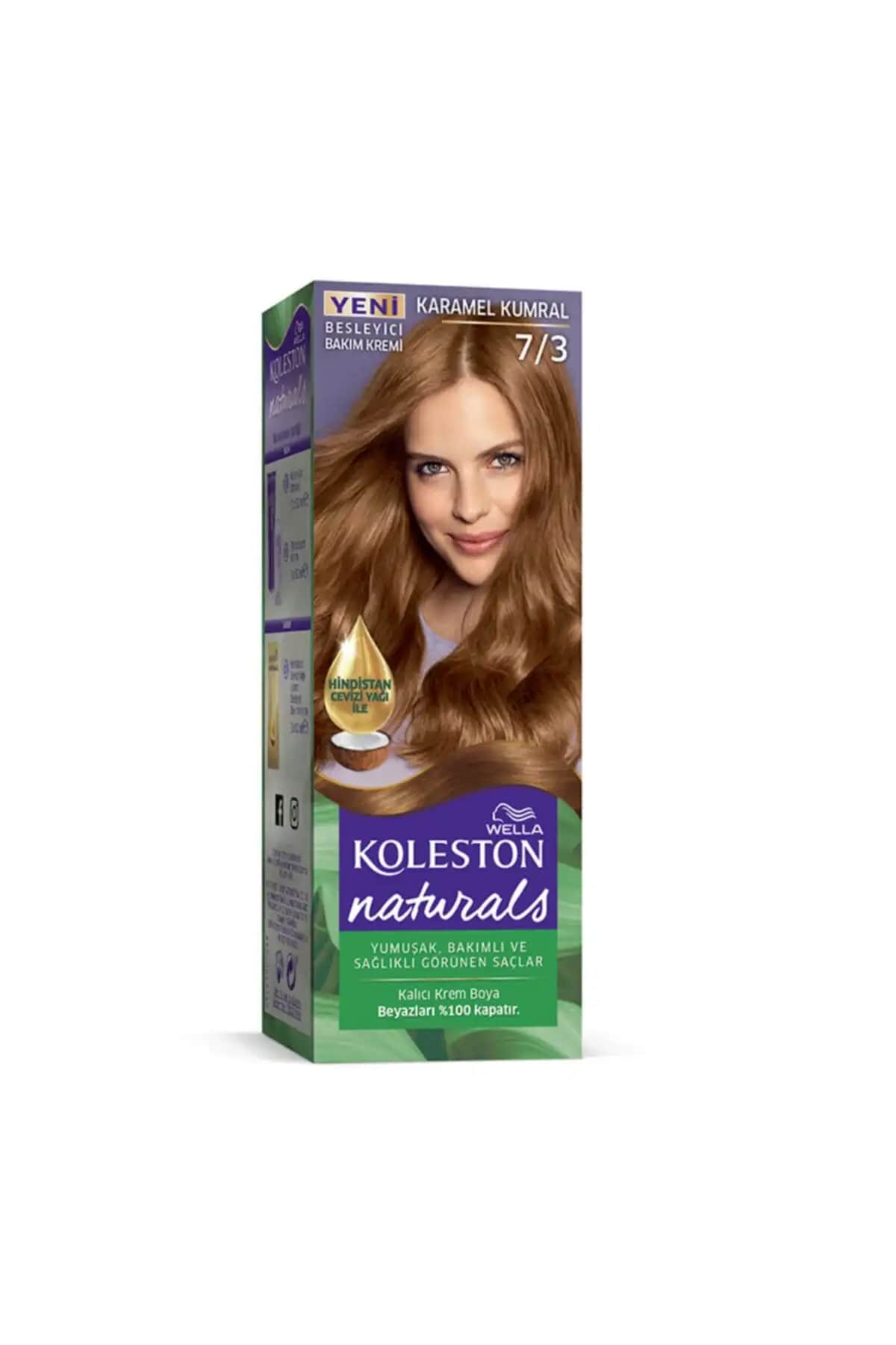2025'te Wella Koleston Naturals 7/3 Karamel Kumral ile Kalıcı Doğallık