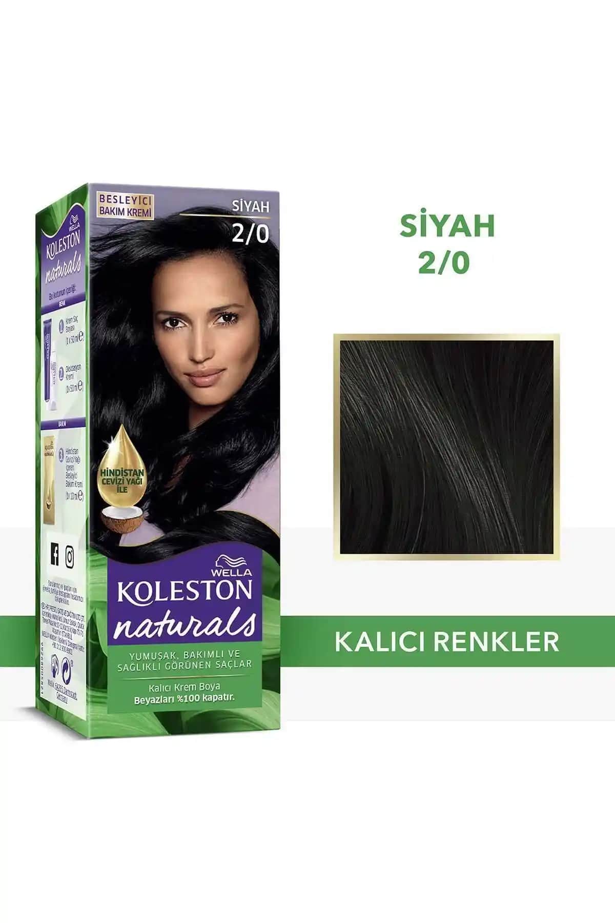 2025'te Wella Koleston Naturals Siyah Saç Boyası ile Kalıcı Doğallık