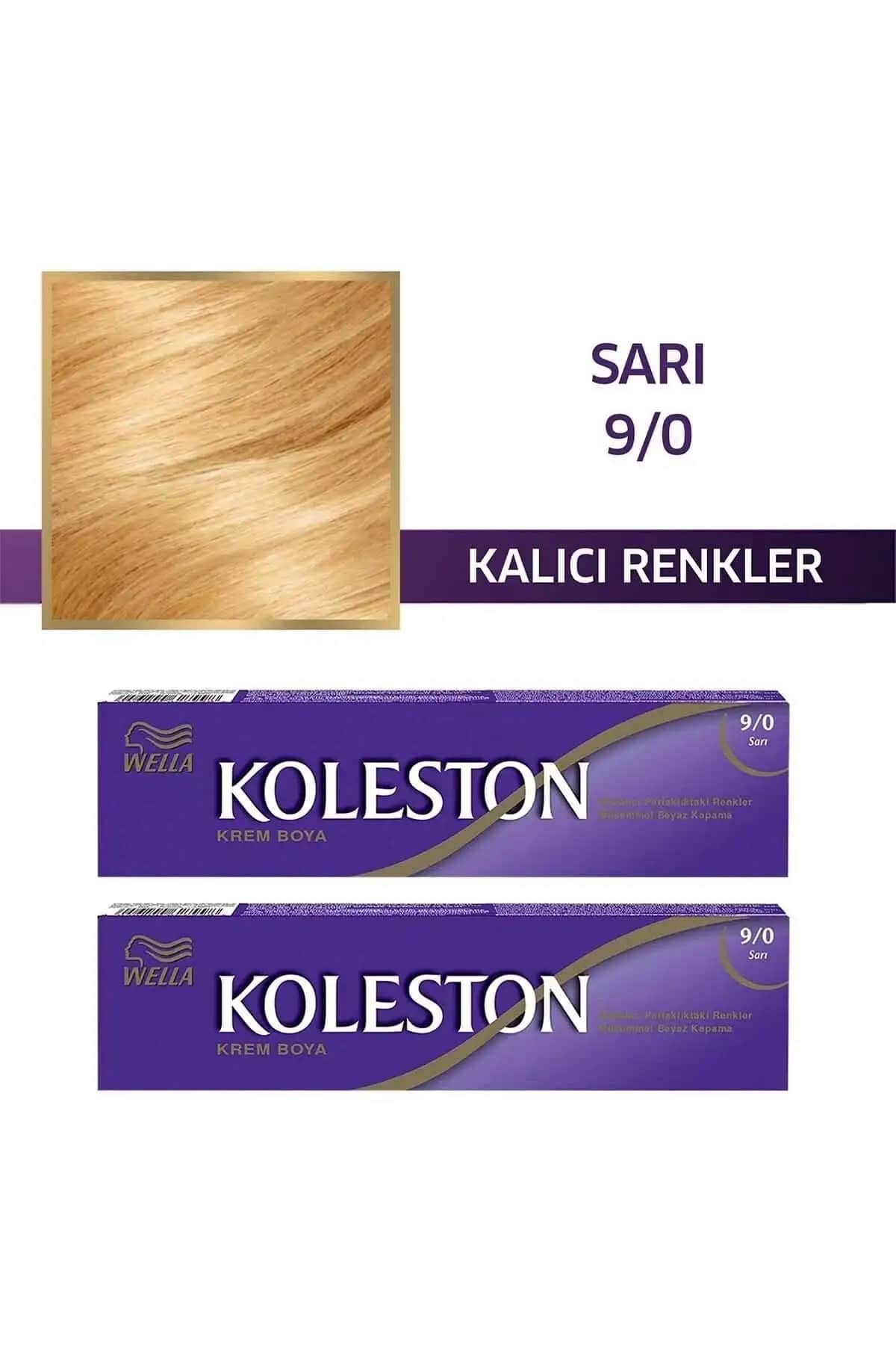 Wella Koleston Tüp Saç Boyası 9/0 Sarı Profesyonel ve Kalıcı Renk Seçeneği
