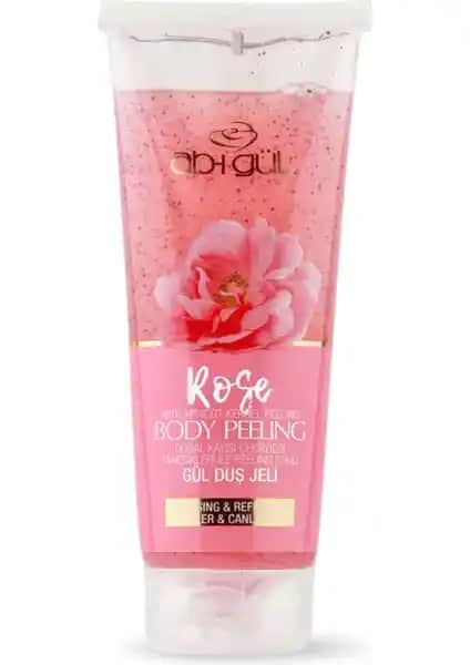 Ab-ı Gül Gül Body Peeling Doğal Kayısı Çekirdeği Tanecikleri ve Gül Kokusu ile Cilt Yenileme