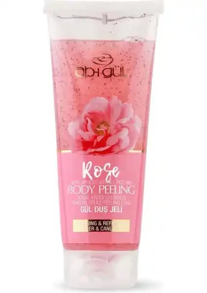 Ab-ı Gül Gül Body Peeling Doğal Kayısı Çekirdeği Tanecikleri ve Gül Kokusu ile Cilt Yenileme