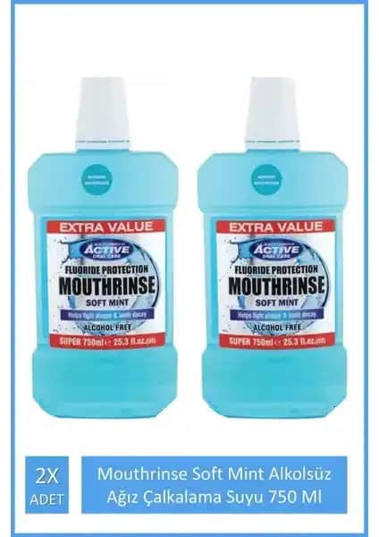 Active Mouthrinse Soft Mint ile Günlük Ağız Bakımında Ferahlatıcı ve Güvenilir Çözüm