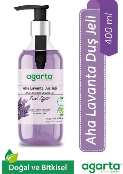 Agarta Doğal Aha Lavanta Duş Jeli: Doğal İçeriklerle Nemlendirici ve Ferahlatıcı Temizlik