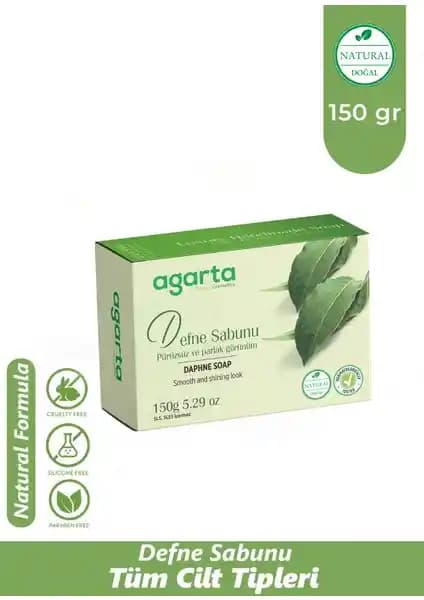Agarta Doğal El Yapımı Defne Sabunu Saç Dökülmesine Karşı Güçlendiren ve Doğallık Sunan Ürün
