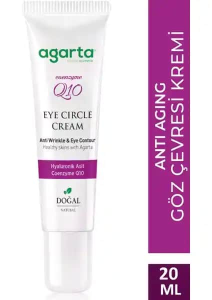 Agarta Doğal Yaşlandırma Karşıtı Göz Kremi: Nemlendirici ve Kırışıklık Önleyici Özellikler