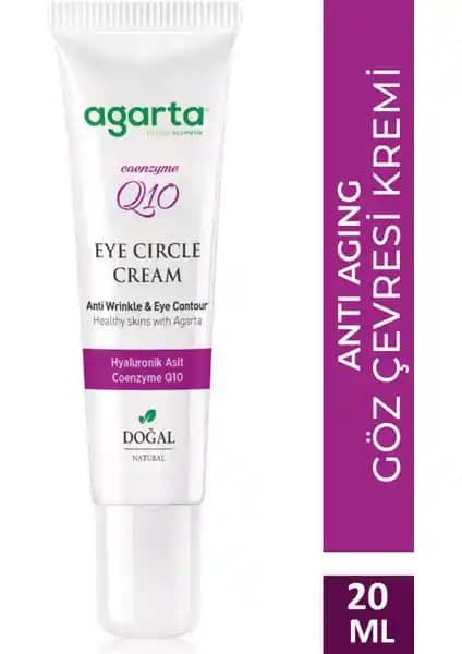 Agarta Doğal Yaşlandırma Karşıtı Göz Kremi: Nemlendirici ve Kırışıklık Önleyici Özellikler