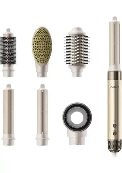 Airbot 6'lı Çok Yönlü Aria Hyperstyler ile Profesyonel ve Pratik Saç Şekillendirme Çözümü