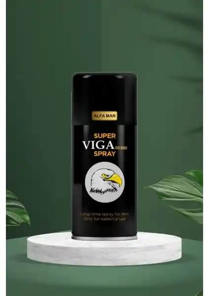 Alfa Man Vigga 50000 Sprey Erkekler İçin Doğal Güç ve Güven Artırıcı Ürün