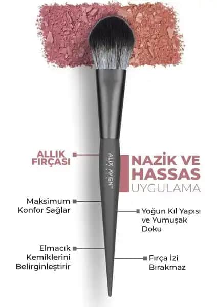 Alix Avien Allık Fırçası: Yüksek Kaliteli, Çok Yönlü ve Kullanışlı Makyaj Fırçası