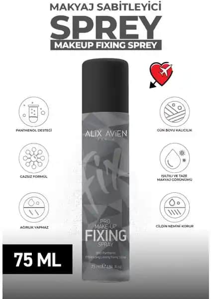 Alix Avien Makyaj Sabitleyici Sprey: Gün Boyu Tazelik ve Kalıcılık Sağlayan Pratik Çözüm