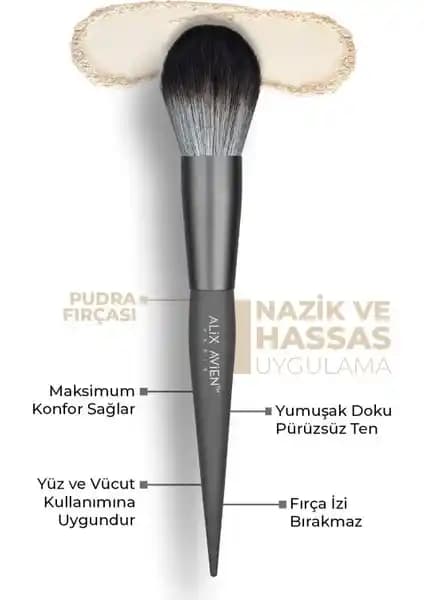 Alix Avien Pudra Fırçası: Yüksek Kaliteli, Çok Yönlü ve Doğal Makyaj Sonuçları İçin Ideal