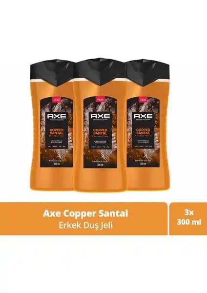 Axe Premium Collection Copper Santal Duş Jeli Erkekler İçin Çok Fonksiyonlu Temizlik ve Ferahlık