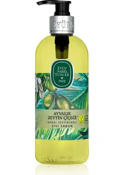 Ayvalık Zeytin Çiçeği Özlü Doğal Sıvı Sabun 500ml Cilt Dostu Temizlik Ürünü