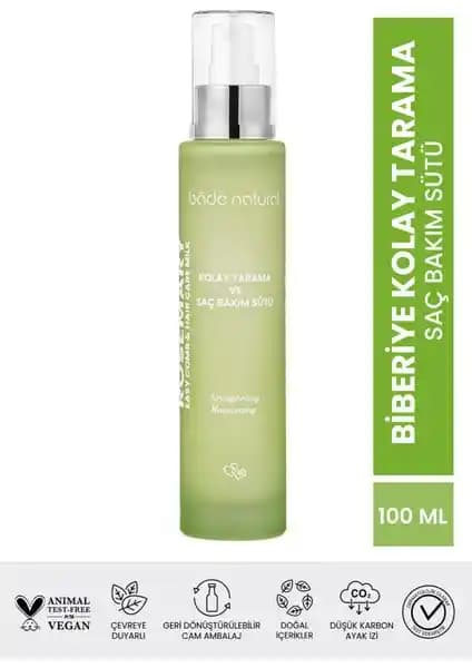 Bade Natural Biberiye Kolay Tarama ve Saç Bakım Sütü: Doğal ve Hızlı Saç Bakım Çözümü