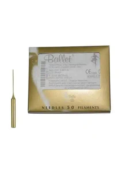 Ballet Epilasyon İğnesi K2 Gold 50'li Paket Profesyonel ve Güvenilir Epilasyon Çözümü